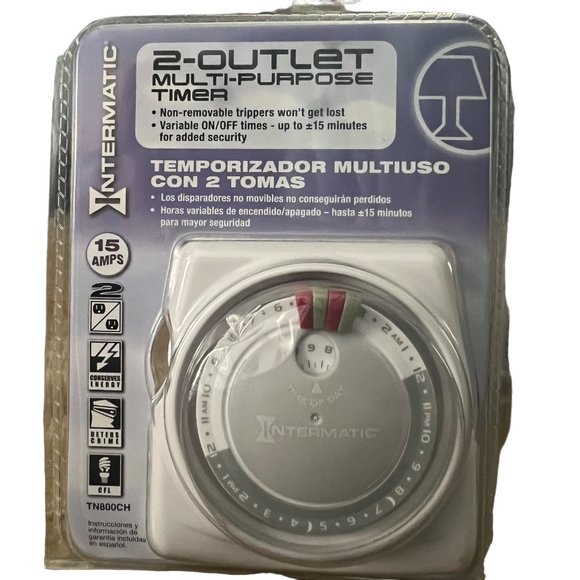 Intermatic‎ 2 Outlet Multi-Purpose Timers Vintage - Picture 2 of 6